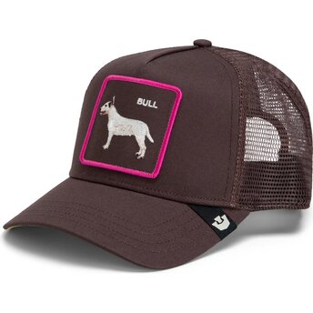 Petten gebogen bruin snapback Shadow Bull Terrier Off The Leash The Farm Goorin Bros.
