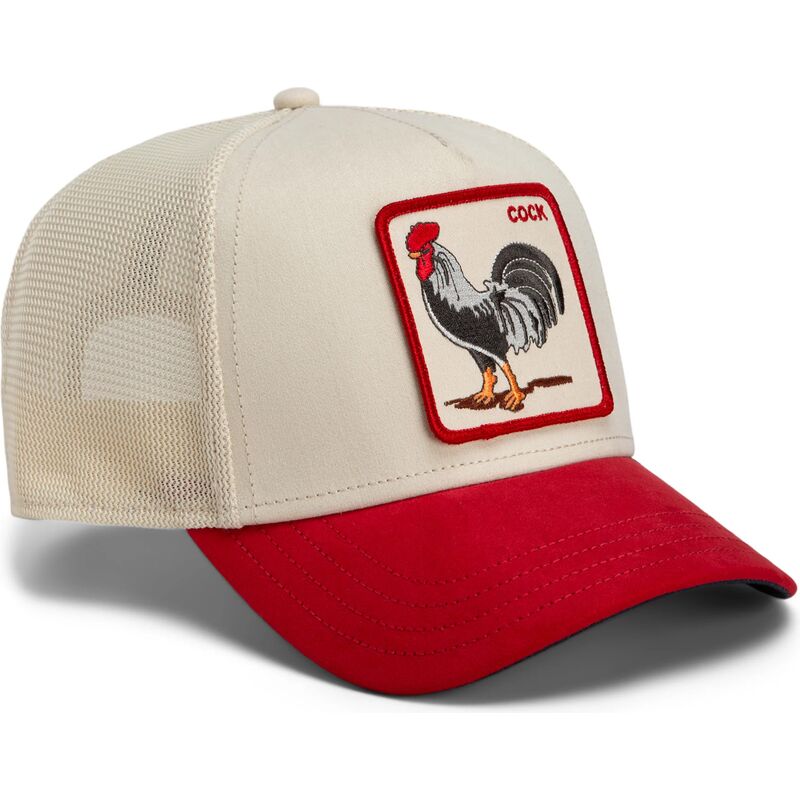 petten-gebogen-rood-snapback-the-suede-rooster-microsuede-cock-the-farm-goorin-bros