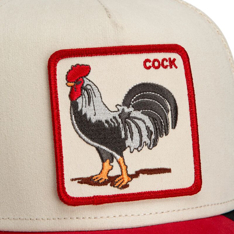 petten-gebogen-rood-snapback-the-suede-rooster-microsuede-cock-the-farm-goorin-bros