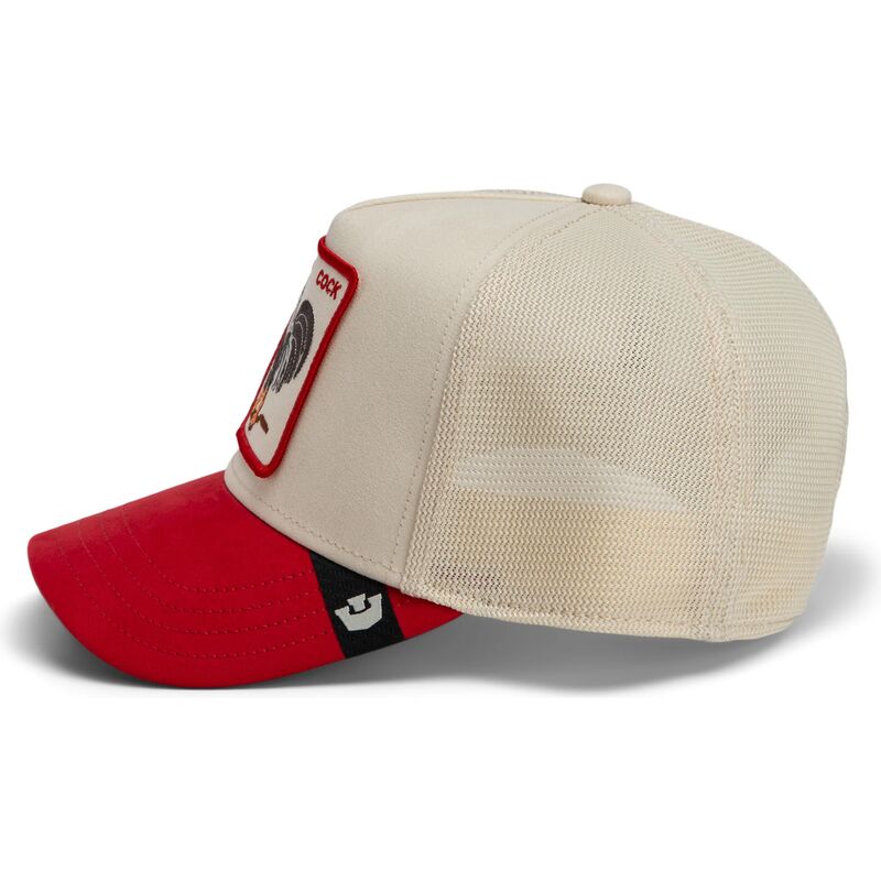 petten-gebogen-rood-snapback-the-suede-rooster-microsuede-cock-the-farm-goorin-bros