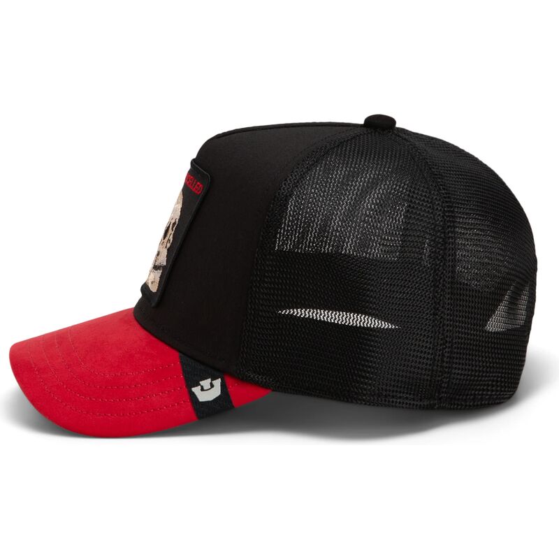 petten-gebogen-zwart-snapback-cancelled-skull-microsuede-the-farm-goorin-bros