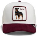 petten-gebogen-wit-snapback-suede-alpha-microsuede-the-farm-goorin-bros