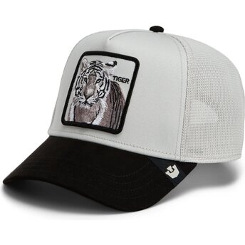 Petten gebogen grijs snapback Suede Tiger Microsuede The Farm Goorin Bros.