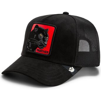 Petten gebogen zwart snapback Nera Rossa Microsuede The Farm Goorin Bros.