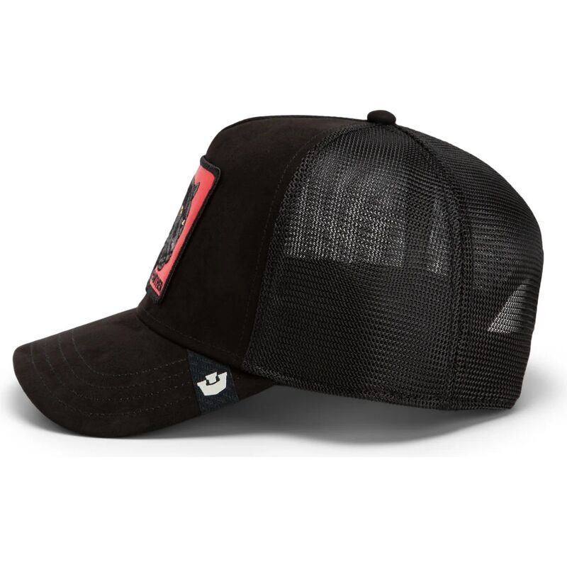petten-gebogen-zwart-snapback-nera-rossa-microsuede-the-farm-goorin-bros petten-gebogen-zwart-snapback-nera-rossa-microsuede-the-farm-goorin-bros