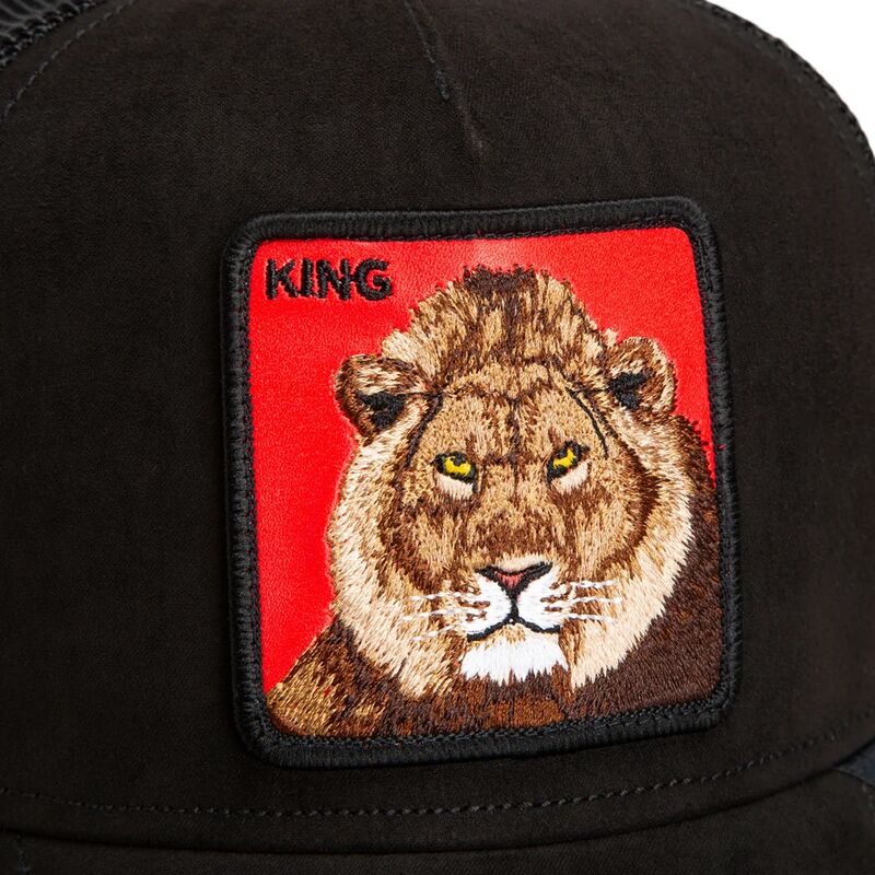 petten-gebogen-zwart-snapback-re-leone-rosso-microsuede-king-the-farm-goorin-bros petten-gebogen-zwart-snapback-re-leone-rosso-microsuede-king-the-farm-goorin-bros