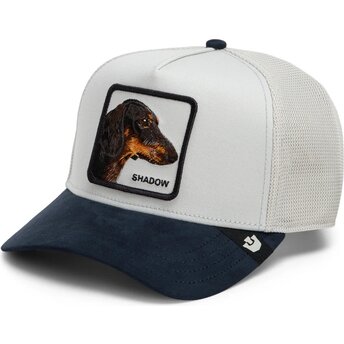 Petten gebogen grijs snapback Suede Shadow Microsuede The Farm Goorin Bros.
