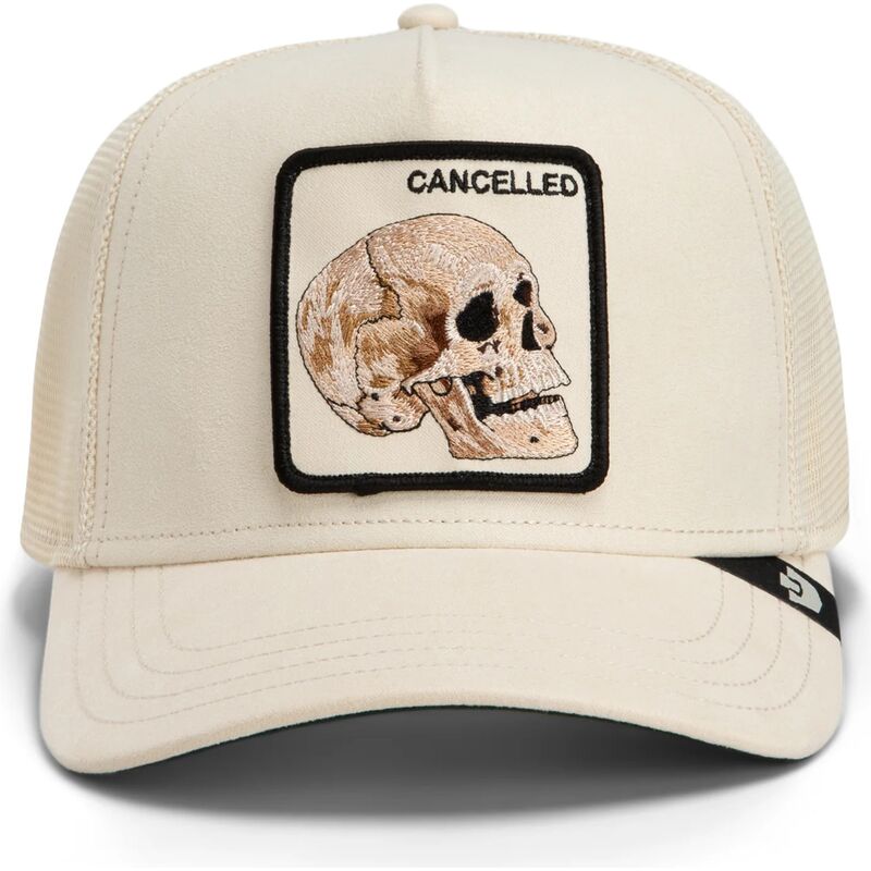 petten-gebogen-beige-snapback-suede-cancelled-skull-microsuede-the-farm-goorin-bros