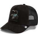 petten-gebogen-zwart-snapback-suede-scorpion-microsuede-the-farm-goorin-bros