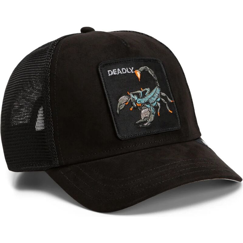 petten-gebogen-zwart-snapback-suede-scorpion-microsuede-the-farm-goorin-bros petten-gebogen-zwart-snapback-suede-scorpion-microsuede-the-farm-goorin-bros