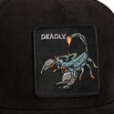 petten-gebogen-zwart-snapback-suede-scorpion-microsuede-the-farm-goorin-bros
