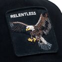 petten-gebogen-zwart-snapback-suede-relentless-eagle-microsuede-the-farm-goorin-bros