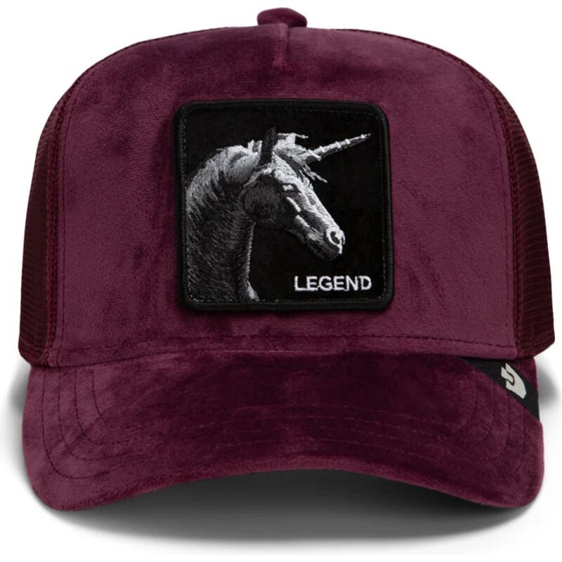 petten-gebogen-rood-snapback-velour-legend-the-farm-goorin-bros