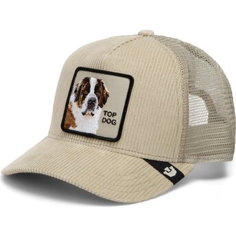 Petten gebogen beige snapback Corduroy Top Dog Ridgeline The Farm Goorin Bros.