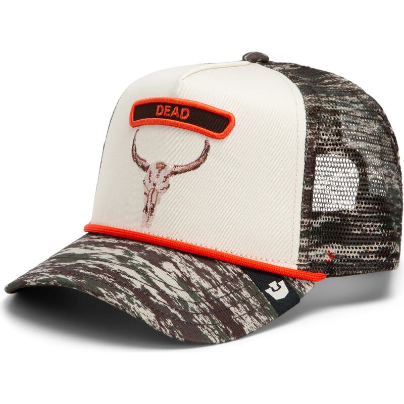 petten-gebogen-camouflage-snapback-rocker-dead-camo-glitch-skull-the-farm-goorin-bros