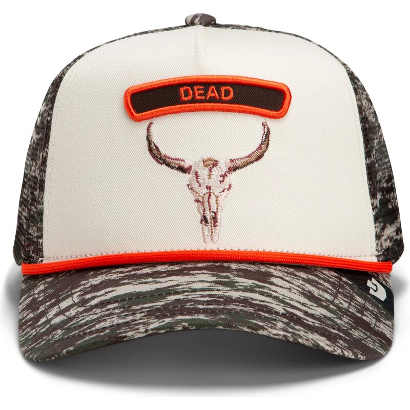 petten-gebogen-camouflage-snapback-rocker-dead-camo-glitch-skull-the-farm-goorin-bros