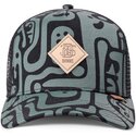 petten-gebogen-groen-snapback-hft-denim-oracle-van-djinns