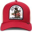 petten-gebogen-rood-snapback-hft-do-nothing-club-weird-vibes-frog-van-djinns