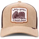 petten-gebogen-khaki-snapback-hft-lazy-days-van-djinns