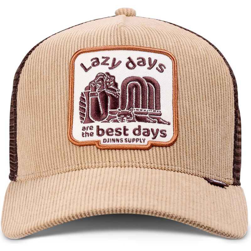 petten-gebogen-khaki-snapback-hft-lazy-days-van-djinns