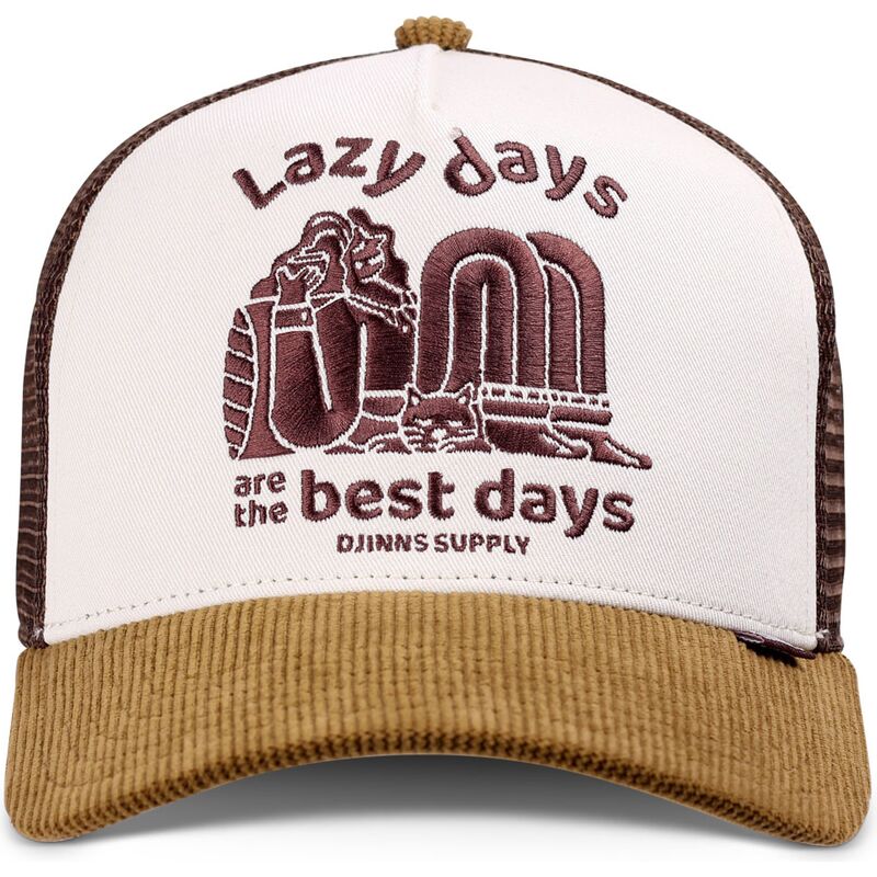 petten-gebogen-bruin-snapback-hft-lazy-days-van-djinns