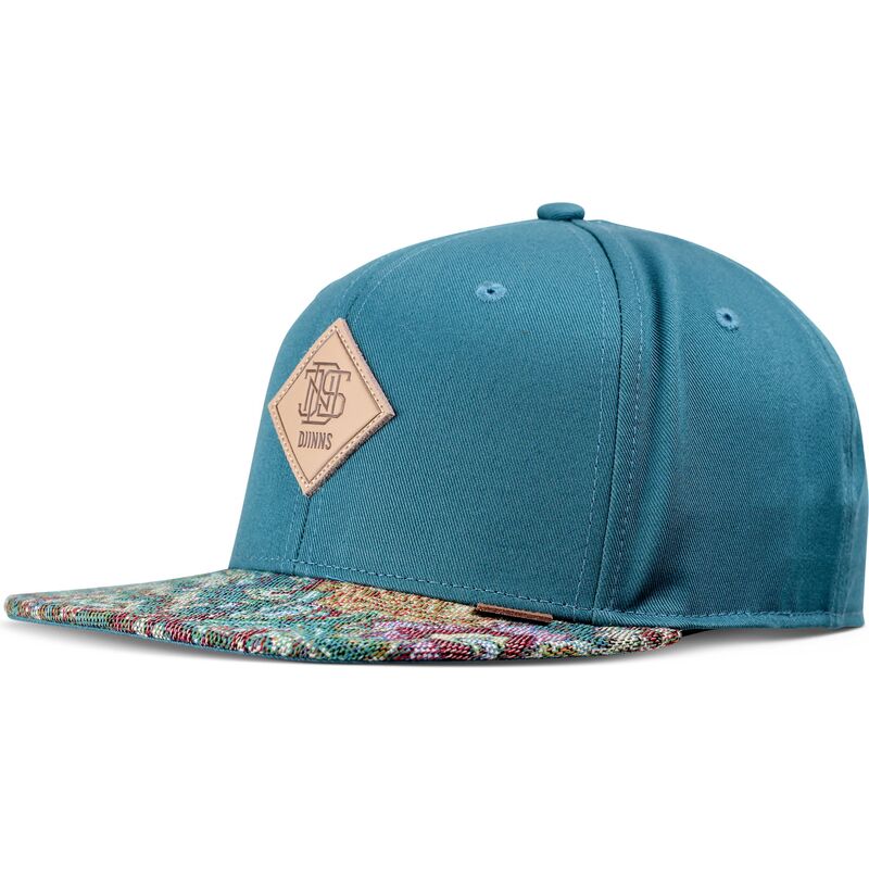 petten-plat-blauw-snapback-multicolor-color-explo-van-djinns