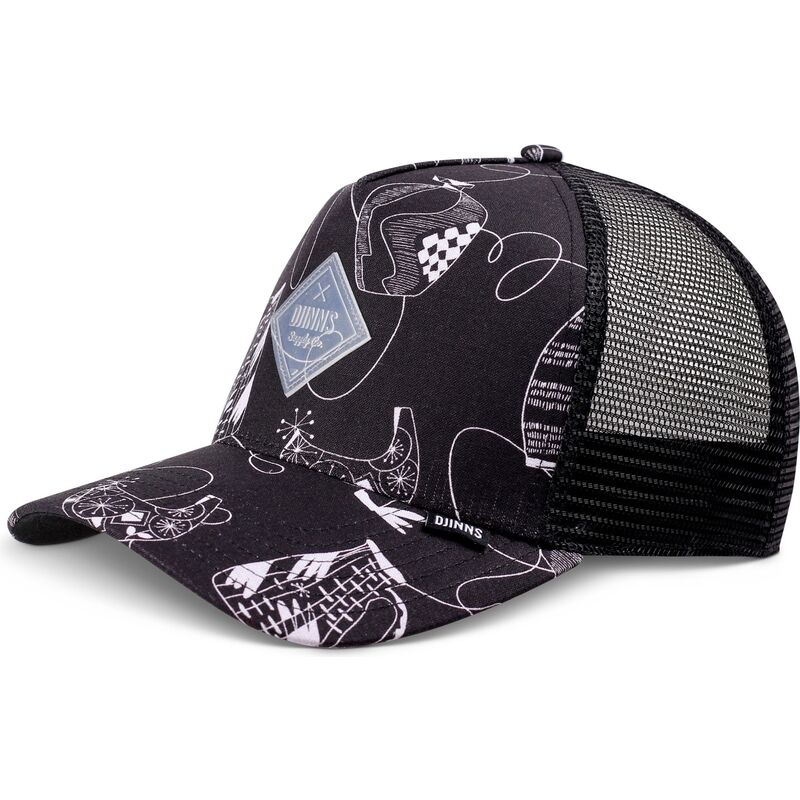 petten-gebogen-zwart-snapback-hft-bottles-van-djinns