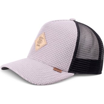 Petten gebogen grijs snapback HFT Knitted Fab van Djinns