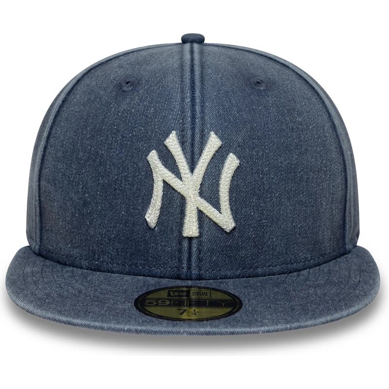 petten-plat-marineblauw-fitted-59fifty-washed-van-new-york-yankees-mlb-van-new-era petten-plat-marineblauw-fitted-59fifty-washed-van-new-york-yankees-mlb-van-new-era