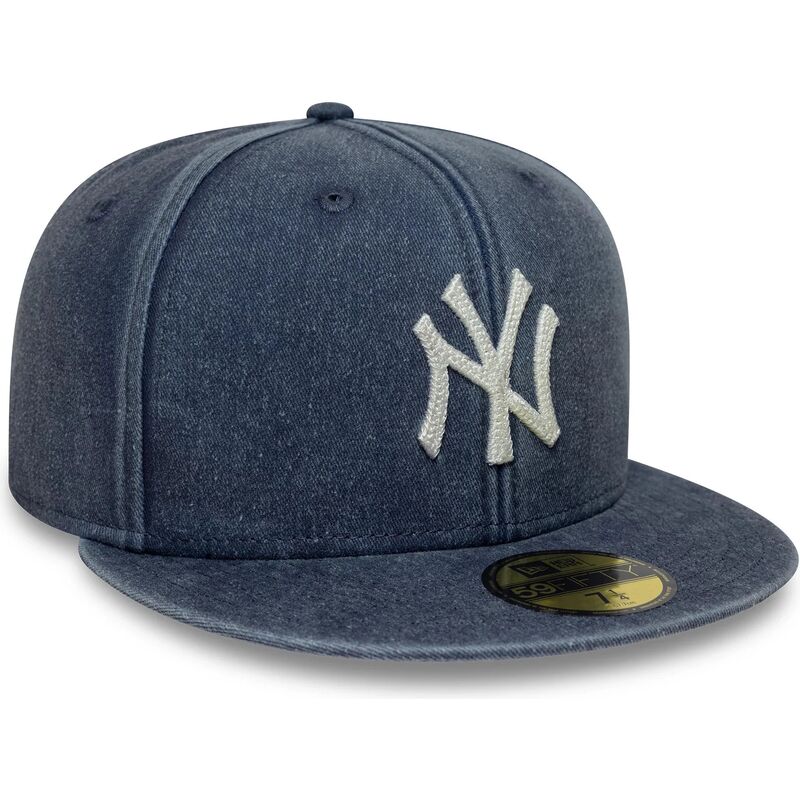 petten-plat-marineblauw-fitted-59fifty-washed-van-new-york-yankees-mlb-van-new-era petten-plat-marineblauw-fitted-59fifty-washed-van-new-york-yankees-mlb-van-new-era