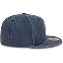 petten-plat-marineblauw-fitted-59fifty-washed-van-new-york-yankees-mlb-van-new-era