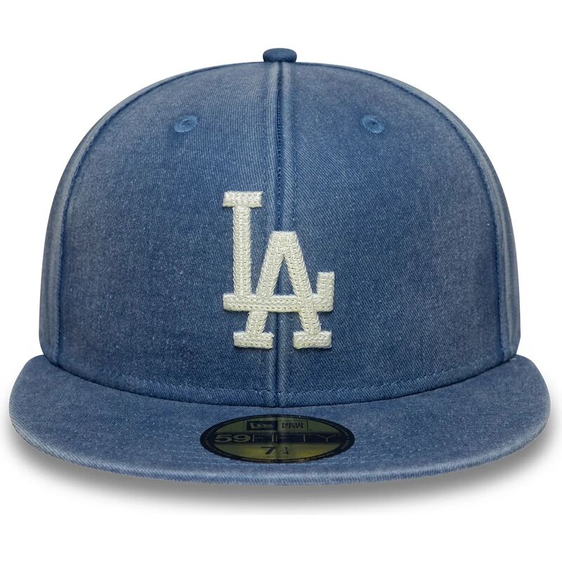 petten-plat-blauw-fitted-59fifty-washed-van-los-angeles-dodgers-mlb-van-new-era