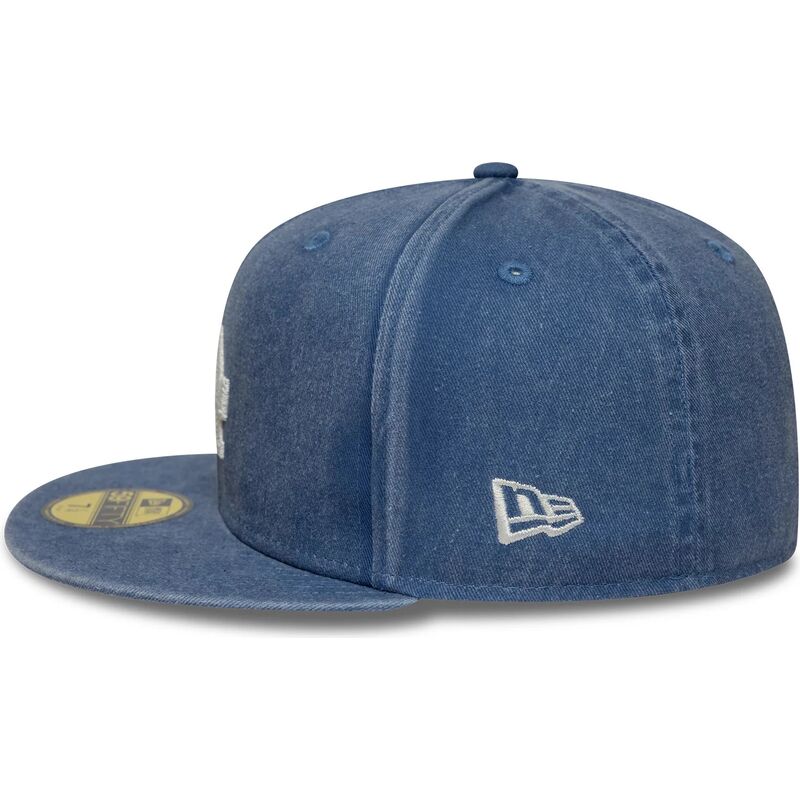 petten-plat-blauw-fitted-59fifty-washed-van-los-angeles-dodgers-mlb-van-new-era