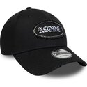 petten-gebogen-zwart-verstelbaar-9forty-gem-patch-distress-alone-van-new-era