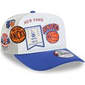 petten-gebogen-wit-snapback-hardwood-classics-9fifty-a-frame-precurved-van-new-york-knicks-nba-van-new-era