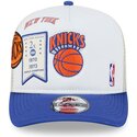petten-gebogen-wit-snapback-hardwood-classics-9fifty-a-frame-precurved-van-new-york-knicks-nba-van-new-era