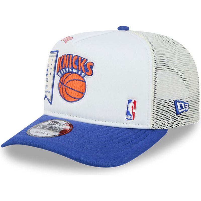 petten-gebogen-wit-snapback-hardwood-classics-9fifty-a-frame-precurved-van-new-york-knicks-nba-van-new-era