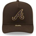petten-gebogen-bruin-snapback-9fifty-a-frame-precurved-visor-pin-van-atlanta-braves-mlb-van-new-era