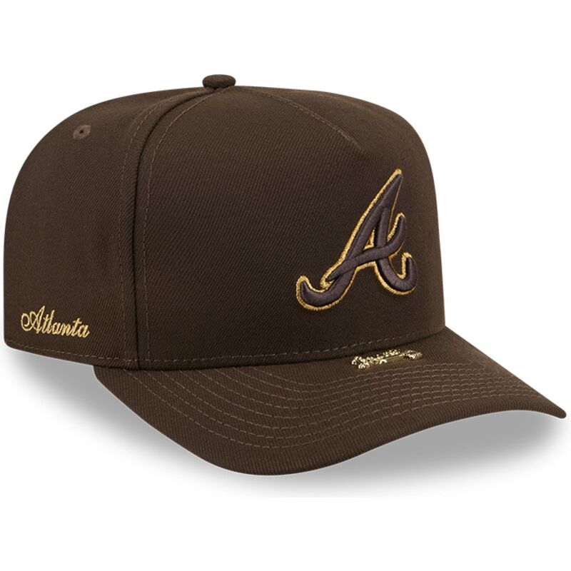 petten-gebogen-bruin-snapback-9fifty-a-frame-precurved-visor-pin-van-atlanta-braves-mlb-van-new-era