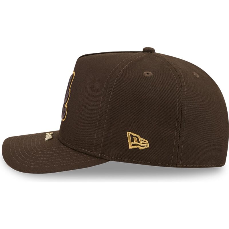 petten-gebogen-bruin-snapback-9fifty-a-frame-precurved-visor-pin-van-atlanta-braves-mlb-van-new-era