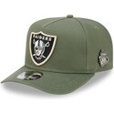 petten-gebogen-groen-snapback-9fifty-a-frame-precurved-side-pin-van-las-vegas-raiders-nfl-van-new-era