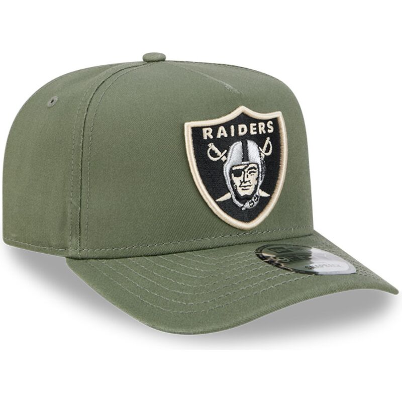 petten-gebogen-groen-snapback-9fifty-a-frame-precurved-side-pin-van-las-vegas-raiders-nfl-van-new-era