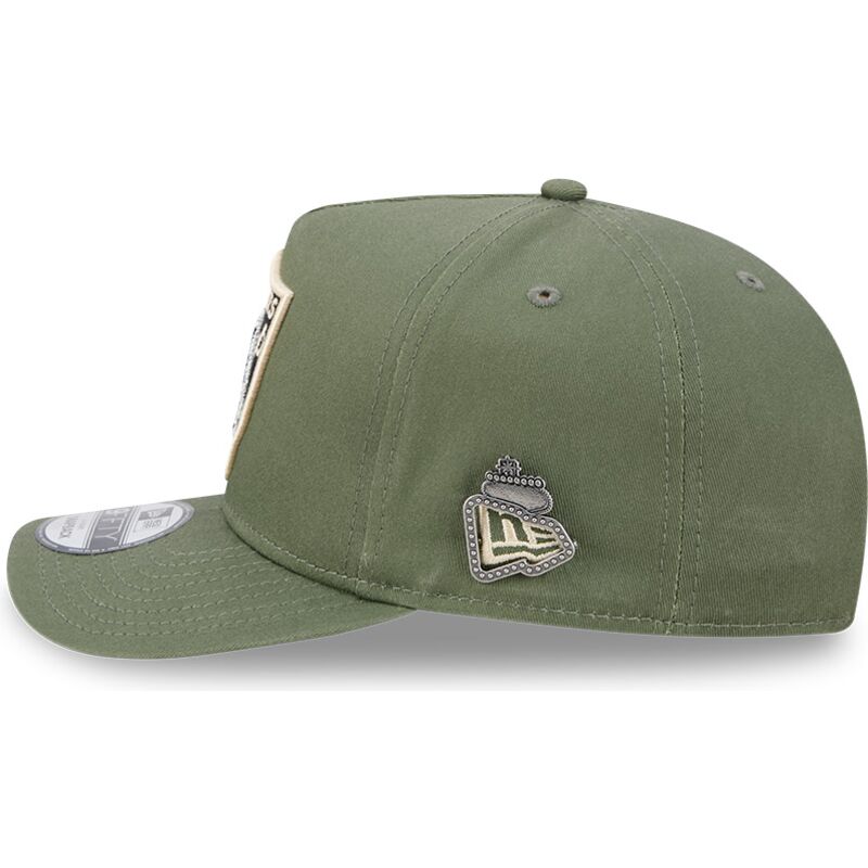 petten-gebogen-groen-snapback-9fifty-a-frame-precurved-side-pin-van-las-vegas-raiders-nfl-van-new-era