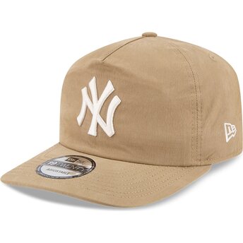 Petten gebogen beige snapback 19TWENTY Precurved van New York Yankees MLB van New Era