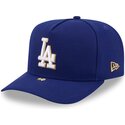 petten-gebogen-blauw-snapback-9fifty-a-frame-precurved-visor-pin-van-los-angeles-dodgers-mlb-van-new-era