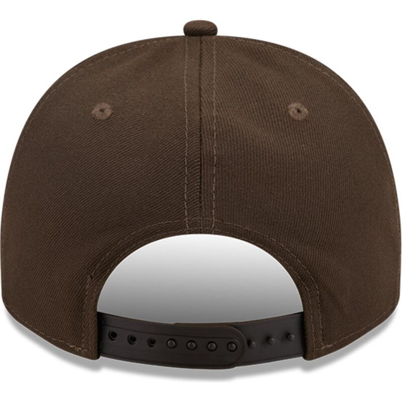 petten-gebogen-bruin-snapback-9fifty-a-frame-precurved-visor-pin-van-chicago-white-sox-mlb-van-new-era