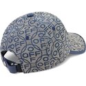 petten-gebogen-marineblauw-verstelbaar-off-jacquard-canvas-van-l-ab-c-o-off-white
