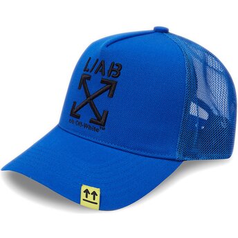 Petten gebogen blauw snapback Clamp Arrows van L/AB c/o Off-White™