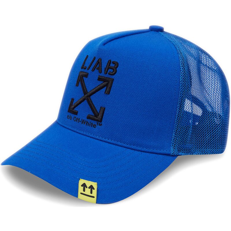 petten-gebogen-blauw-snapback-clamp-arrows-van-l-ab-c-o-off-white petten-gebogen-blauw-snapback-clamp-arrows-van-l-ab-c-o-off-white
