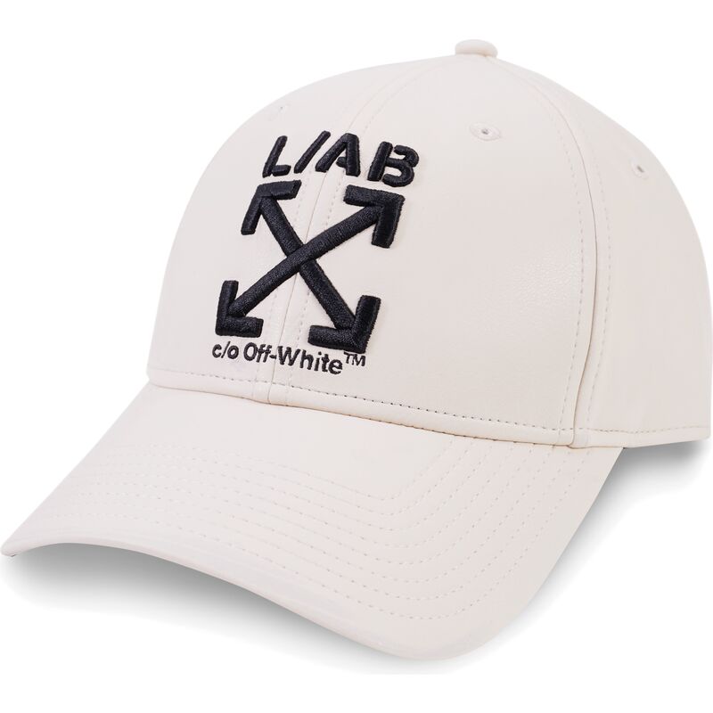 petten-gebogen-beige-verstelbaar-clamp-arrows-pu-leather-van-l-ab-c-o-off-white petten-gebogen-beige-verstelbaar-clamp-arrows-pu-leather-van-l-ab-c-o-off-white